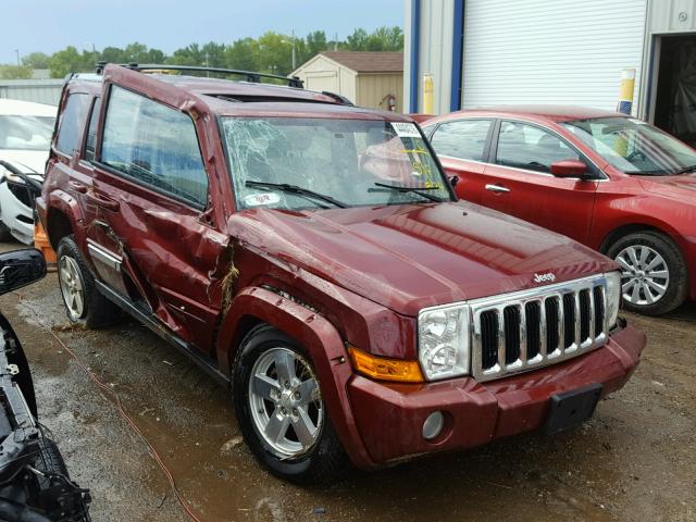 1J8HG58P47C573921 - 2007 JEEP COMMANDER MAROON photo 1