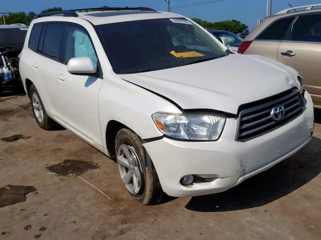 5TDKK3EH3AS012600 - 2010 TOYOTA HIGHLANDER WHITE photo 1