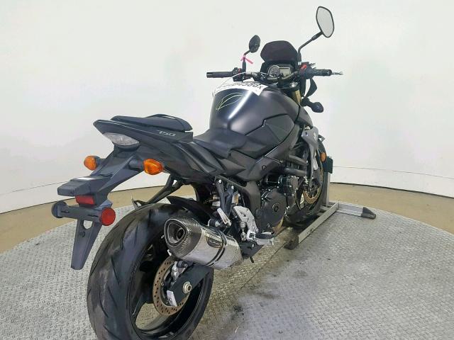 JS1GR7NA3F2102334 - 2015 SUZUKI GSX-S750 BLACK photo 8