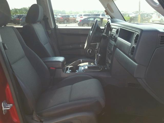 1J4RG4GT1AC131636 - 2010 JEEP COMMANDER Qırmızı foto 5