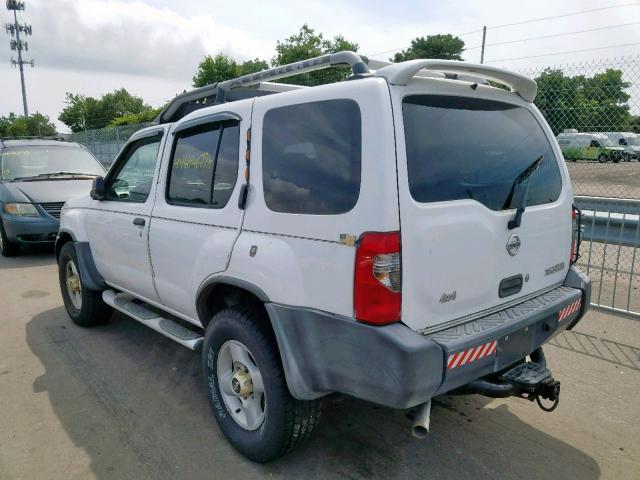 5N1ED28Y92C528472 - 2002 NISSAN XTERRA XE WHITE photo 3