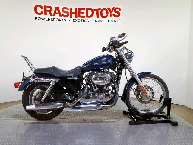 1HD1CT3389K402741 - 2009 HARLEY-DAVIDSON XL1200 C BLUE photo 1