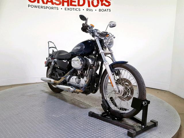 1HD1CT3389K402741 - 2009 HARLEY-DAVIDSON XL1200 C BLUE photo 2