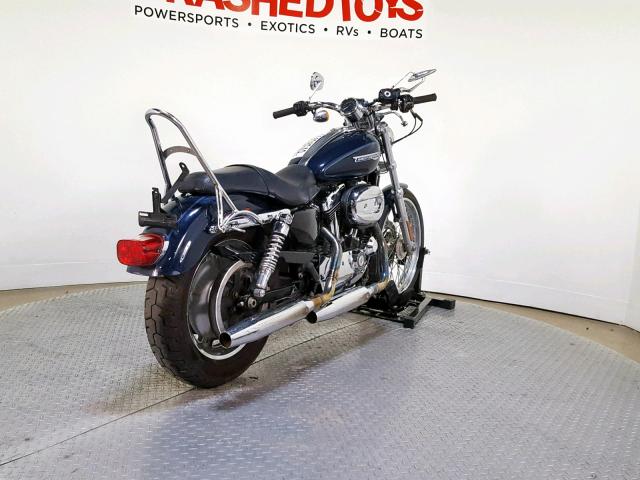 1HD1CT3389K402741 - 2009 HARLEY-DAVIDSON XL1200 C BLUE photo 8