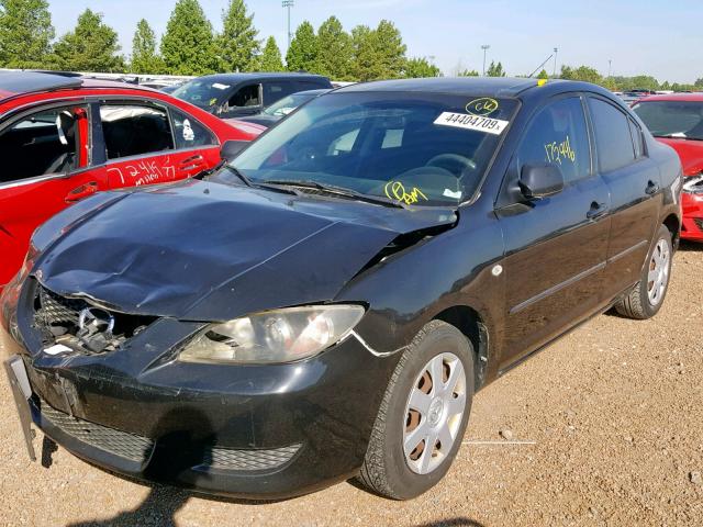 JM1BK12F461402567 - 2006 MAZDA 3 I BLACK photo 2