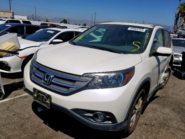 5J6RM3H79EL018754 - 2014 HONDA CR-V EXL WHITE photo 2