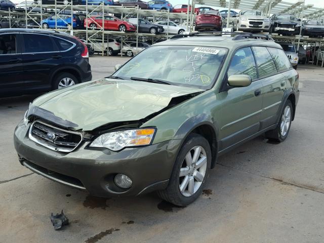 4S4BP62C766325826 - 2006 SUBARU LEGACY OUT GREEN photo 2