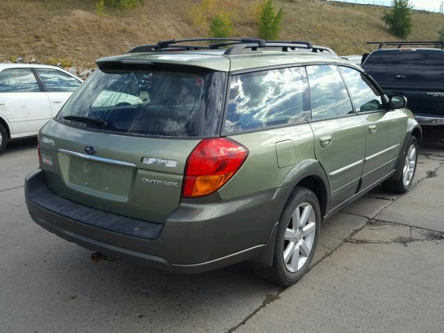 4S4BP62C766325826 - 2006 SUBARU LEGACY OUT GREEN photo 4