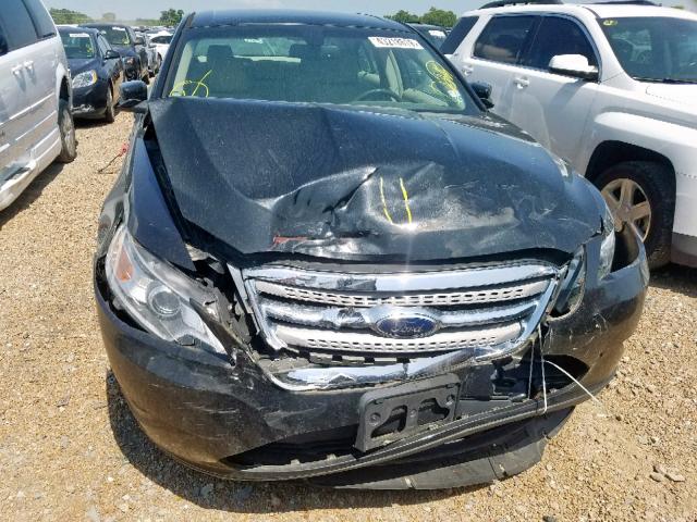 1FAHP2EW2BG177558 - 2011 FORD TAURUS SEL BLACK photo 9