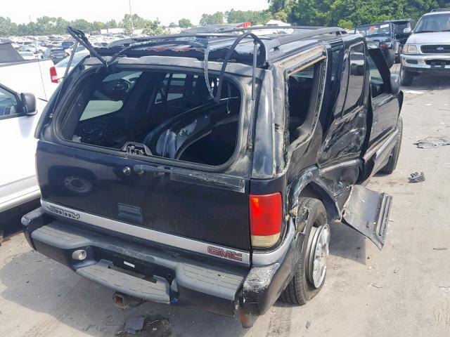 1GKDT13W4W2530357 - 1998 GMC JIMMY BLACK photo 4