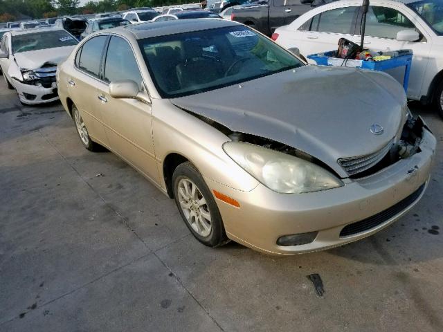 JTHBF30G030149730 - 2003 LEXUS ES 300 GOLD photo 1