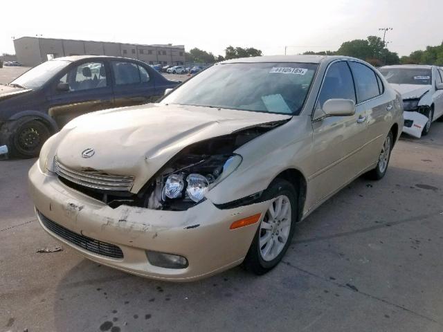 JTHBF30G030149730 - 2003 LEXUS ES 300 GOLD photo 2