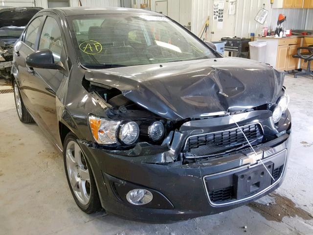 1G1JE5SB7E4102938 - 2014 CHEVROLET SONIC LTZ GRAY photo 1