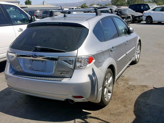 JF1GH63609H808279 - 2009 SUBARU IMPREZA OU GRAY photo 4