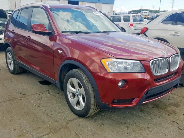 5UXWX5C56CL717949 - 2012 BMW X3 XDRIVE2 RED photo 1