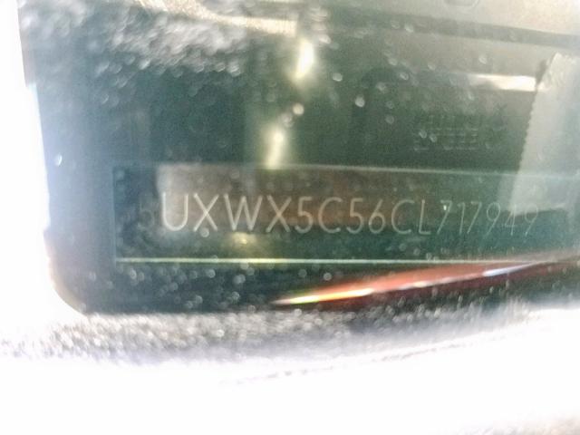 5UXWX5C56CL717949 - 2012 BMW X3 XDRIVE2 RED photo 10