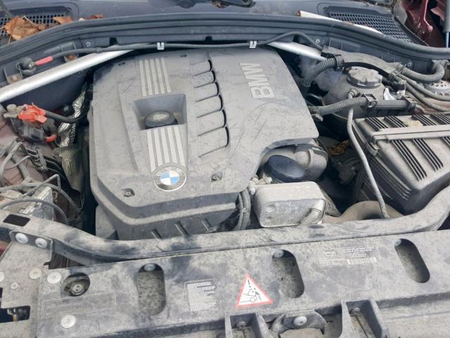 5UXWX5C56CL717949 - 2012 BMW X3 XDRIVE2 RED photo 7