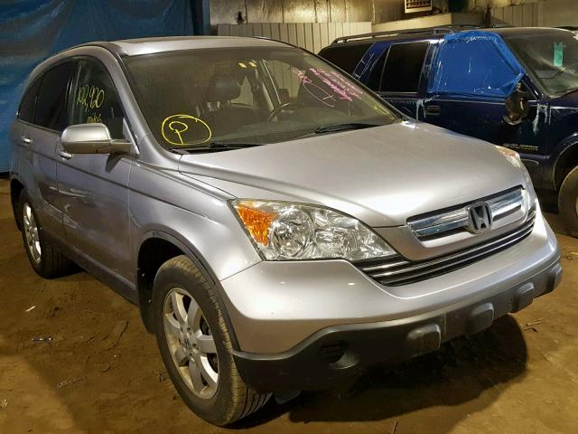 JHLRE48758C077915 - 2008 HONDA CR-V EXL SILVER photo 1