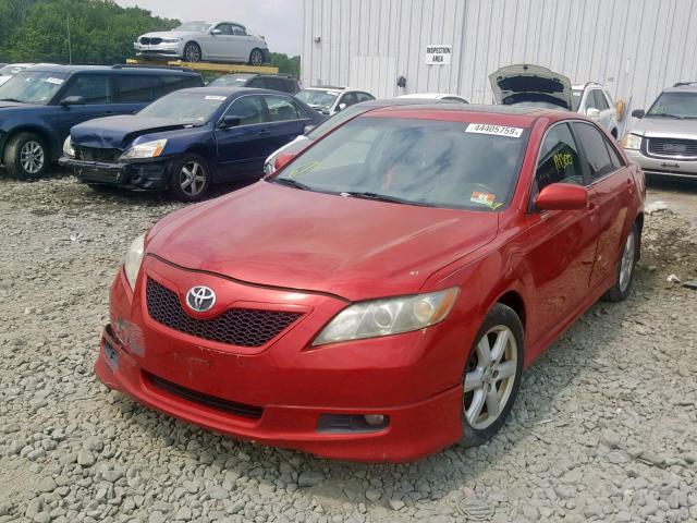 4T1BE46K47U177773 - 2007 TOYOTA CAMRY NEW RED photo 2