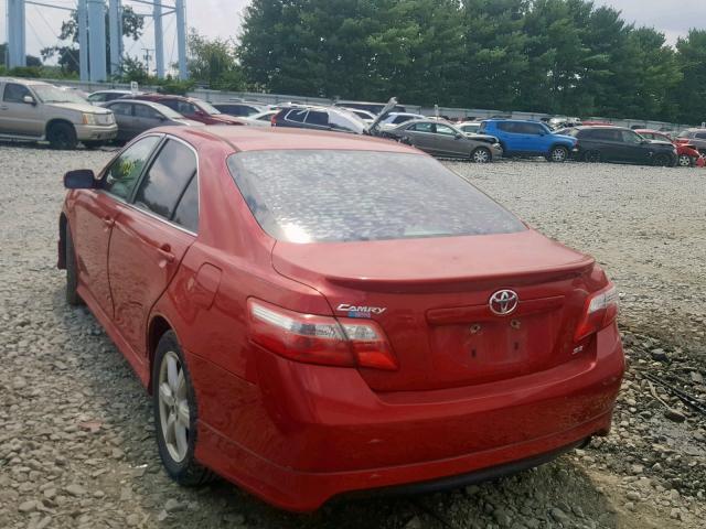 4T1BE46K47U177773 - 2007 TOYOTA CAMRY NEW RED photo 3