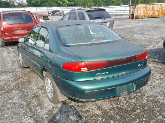 3FAFP13P51R136619 - 2001 FORD ESCORT GREEN photo 3