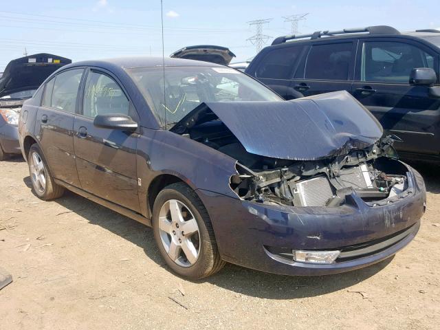 1G8AL55F27Z164114 - 2007 SATURN ION LEVEL BLUE photo 1