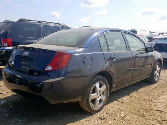1G8AL55F27Z164114 - 2007 SATURN ION LEVEL BLUE photo 4