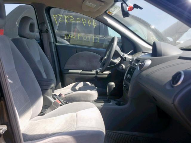 1G8AL55F27Z164114 - 2007 SATURN ION LEVEL BLUE photo 5