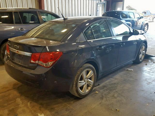 1G1P75SZ5E7415566 - 2014 CHEVROLET CRUZE BLACK photo 4