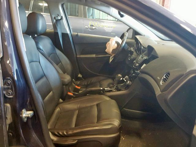 1G1P75SZ5E7415566 - 2014 CHEVROLET CRUZE BLACK photo 5