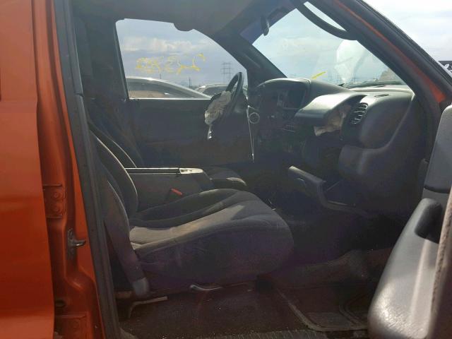 1B7GL2AX8YS648456 - 2000 DODGE DAKOTA QUA ORANGE photo 5