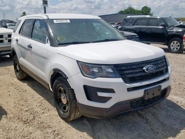 1FM5K8AR3HGA94806 - 2017 FORD EXPLORER P WHITE photo 1