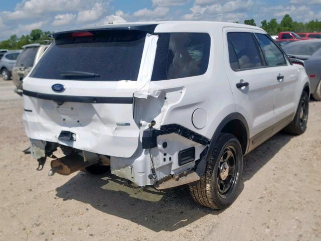 1FM5K8AR3HGA94806 - 2017 FORD EXPLORER P WHITE photo 4