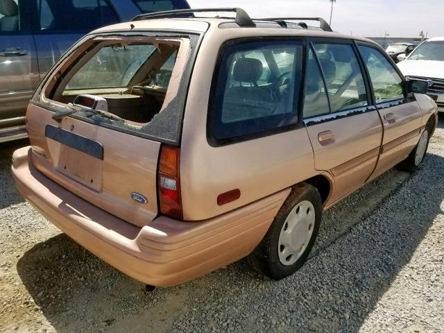 3FARP15J0RR147674 - 1994 FORD ESCORT LX TAN photo 4