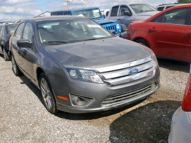 3FAHP0JG9BR280519 - 2011 FORD FUSION SEL GRAY photo 1