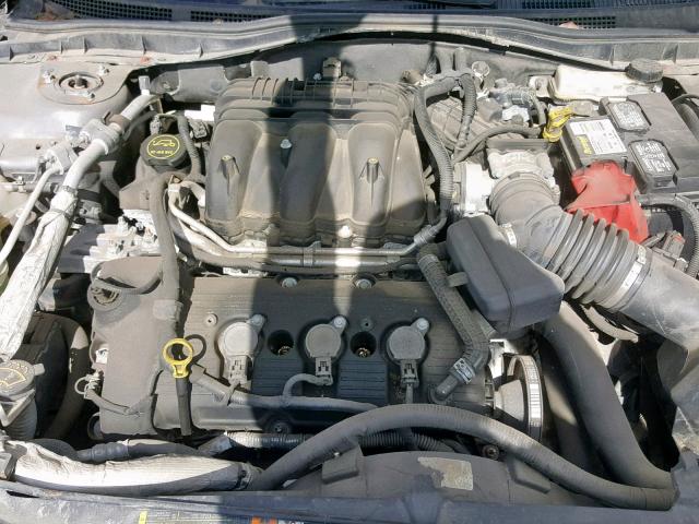 3FAHP0JG9BR280519 - 2011 FORD FUSION SEL GRAY photo 7