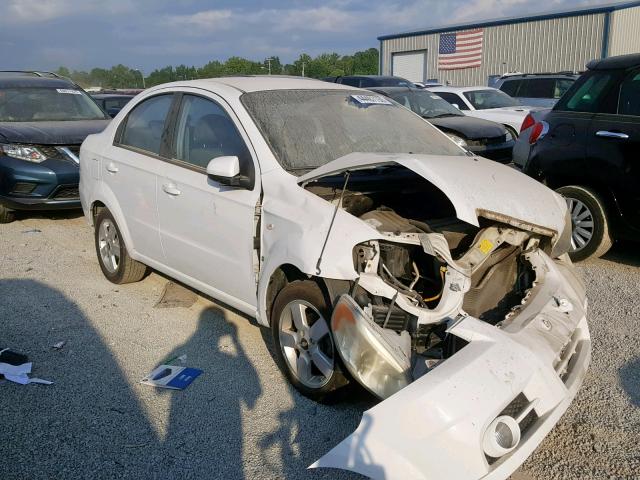 KL1TD56648B248608 - 2008 CHEVROLET AVEO BASE Ақ фото 1