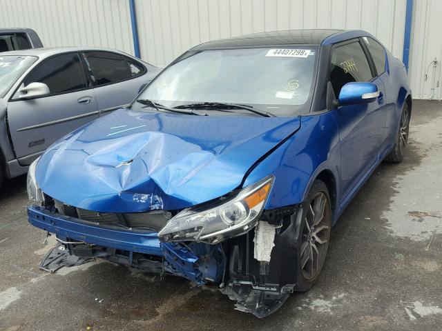 JTKJF5C70FJ006854 - 2015 TOYOTA SCION TC 蓝色 照片 2