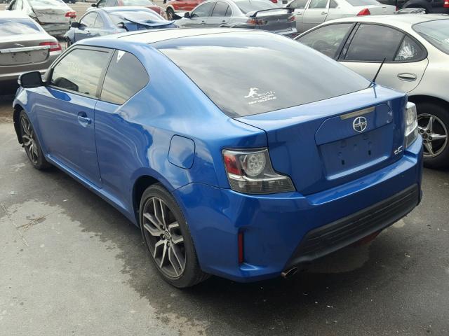 JTKJF5C70FJ006854 - 2015 TOYOTA SCION TC 蓝色 照片 3