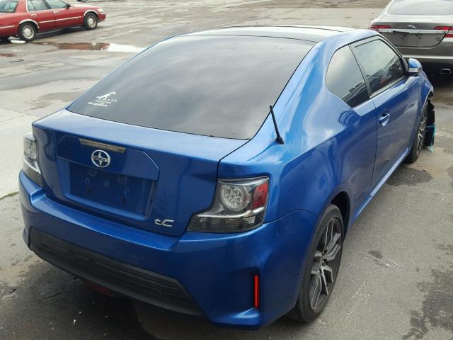 JTKJF5C70FJ006854 - 2015 TOYOTA SCION TC 蓝色 照片 4