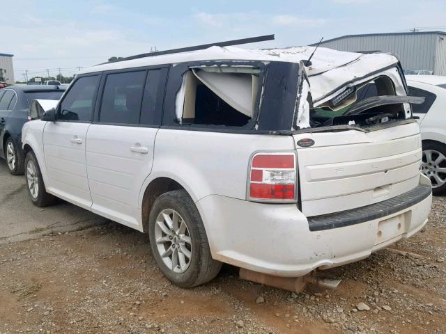 2FMGK5B88GBA17268 - 2016 FORD FLEX SE WHITE photo 3