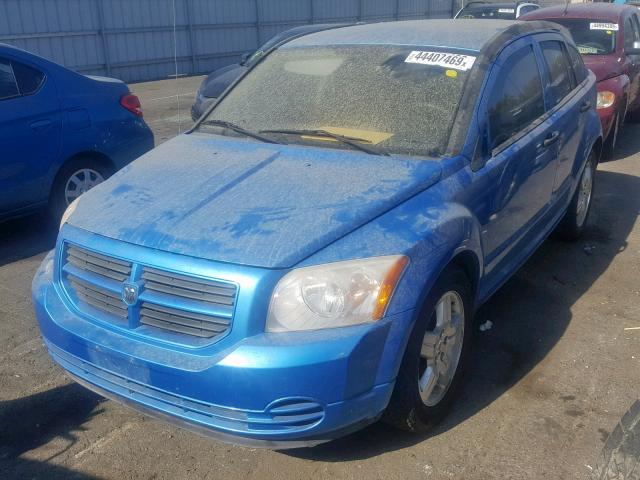 1B3HB28B08D744833 - 2008 DODGE CALIBER BLUE photo 2