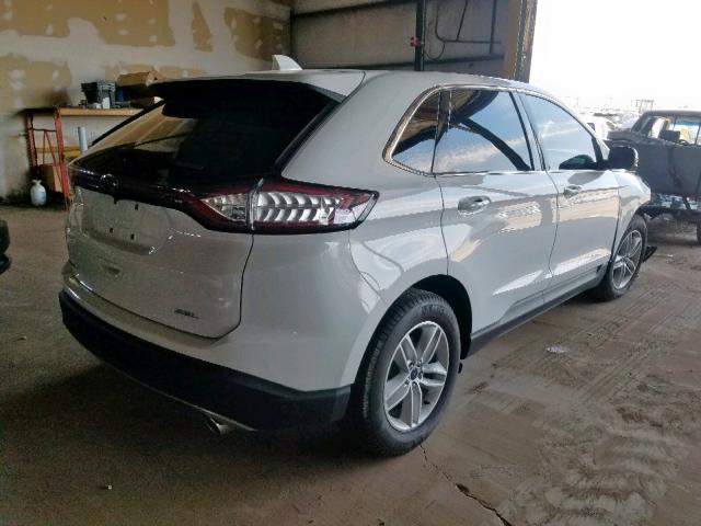 2FMPK3J83HBC69002 - 2017 FORD EDGE SEL WHITE photo 4