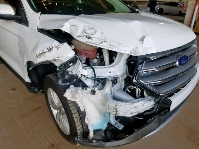 2FMPK3J83HBC69002 - 2017 FORD EDGE SEL WHITE photo 9