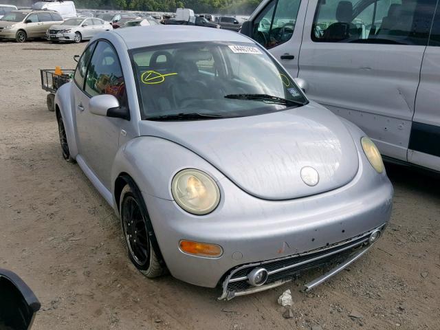 3VWCK21C92M438945 - 2002 VOLKSWAGEN NEW BEETLE Gümüş foto 1
