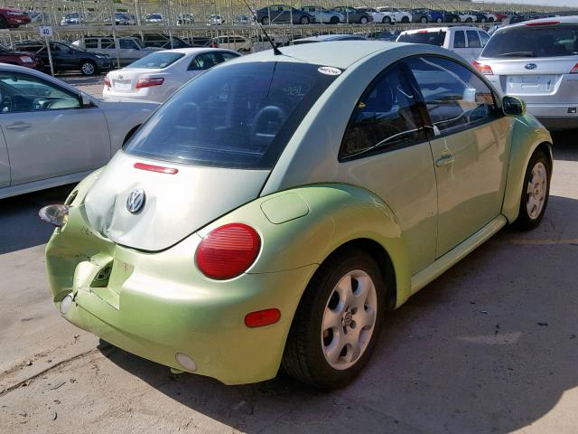 3VWCP21C82M403122 - 2002 VOLKSWAGEN NEW BEETLE მწვანე ფოტო 4
