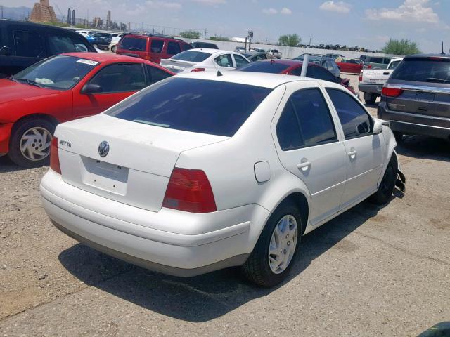 3VWRK69M81M134163 - 2001 VOLKSWAGEN JETTA GL WHITE photo 4