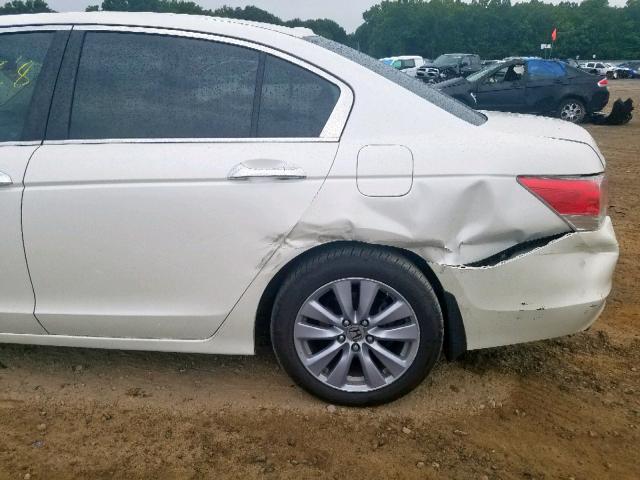 1HGCP3F82BA011524 - 2011 HONDA ACCORD EXL WHITE photo 9