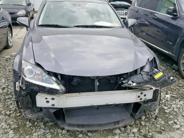 JTHCF5C24C5055546 - 2012 LEXUS IS 250 GRAY photo 9