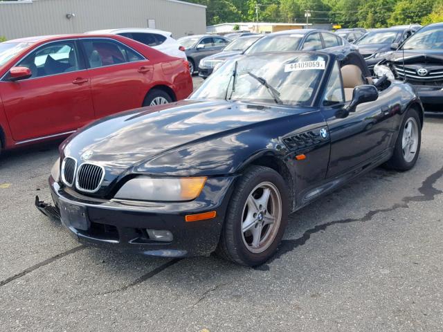 4USCH7338WLE08982 - 1998 BMW Z3 1.9 BLACK photo 2